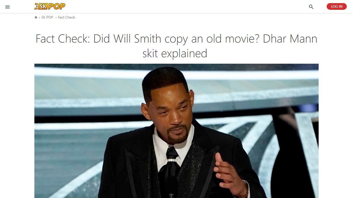 Fact Check: Did Will Smith copy an old movie? Dhar Mann ... - Sportskeeda